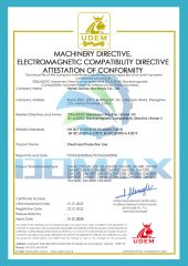 CE certificate from Henan Domax Machinery Co., Ltd.