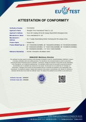 Exhaust Fan EN ISO 12100 certificate from Shanghai Terrui International Trade Co., Ltd.