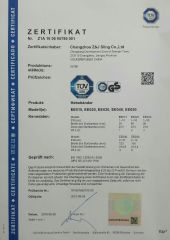 CE of webbing sling certificate from Changzhou Z&J Sling Co., Ltd.