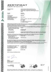 GS certificate certificate from Jiangyin Senphus Electrical Material Co., Ltd.