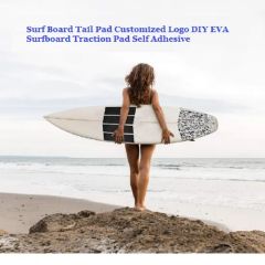 Surf Board Tail Pad Customized Logo DIY EVA Surfboard Traction Mat - Image 5