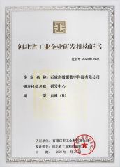 Industrial Enterprise R&D Institutions certificate from Shijiazhuang Willdigits Technology Co., Ltd