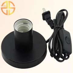 Electric Light Holder with Switch Decorative Lamp Base - Image 1