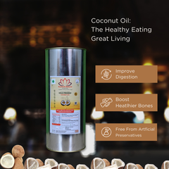 Saattvik Natural, Cold Pressed Coconut Oil, Omega6 – product photo 3, product detail gallery