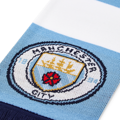 Manchester City Crest 9 Bar Scarf - Image 3