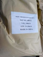 Sulfur Based 24-26% Basic Chromium Sulphate for Tanning Purity ≤30% Color Green Sample Free Origin Gansu Reach Available - Image 2