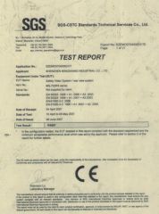 CE Certification certificate from Mingshang Technology Co., Ltd.