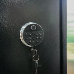 Fireproof Gun Safe Cabinet Electronic Gun Safe Locks MOQ One Set Origin China Condition New HS Code 940310 Wood Style - Image 5
