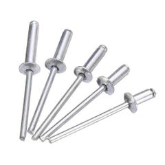 Pop Rivets, Size: 2.4 To 6.4 Mm Color Natural Size 2.4 to 6.4 mm Packaging Type Box I Deal In New Only Quantity Per Pack - Image 1