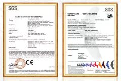 Certificate certificate from Yiwu Cassue Trading Co., Ltd