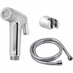 Health Faucet Shower Color Silver Usage Bathroom Material Brass Pipe Length 1.5 Meter Surface Finish Polished Bidet Functionality Provides Personal Hygiene And - Image 1