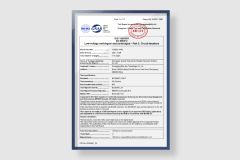 Testing Report for Low Voltage Products certificate from Chongqing Blue Jay Technology Co., Ltd