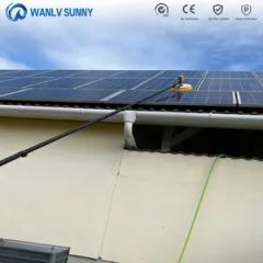 Portable Water-Spray Jets Photovoltaic Cleaning Brush Dual-Power-Supply Solar Cleaning Equipment - Wuxi Wanlv Intelligent Technology Co., Ltd