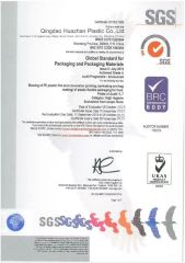 Certificates certificate from Qingdao Huazhan Plastic Co., Ltd.