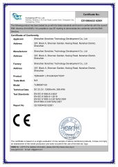 CE EMC Certificate - 12000mAh 6S Battery Pack certificate from Shenzhen Senchtec Technology Co., Ltd.