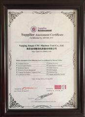 BV certification certificate of Nanjing Jinqiu CNC Machine Tool Co., Ltd. – certificate photo, supplier certificates section