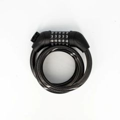 Combo Bicycle Lock Bike Cable Lock OEM Yes Color Black Brand Naibao Bracket Nb10 Trademark Nurbo Model NO. SL5006B HS Code - Image 1