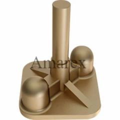 Copper Bonded Grounding Rod Polished Earth Bonding Point Finish Polished Material Copper, Gunmetal & Brass Installation Method Cast Into - Amarex