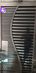 Stainless Steel Metal Doors, For Home Color Brown Height 80 Inch Type Of Door Single Usage/Application Home Surface Finishing - Image 4