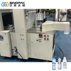 PE Film Heat Shrink Tunnel Packaging Wrapping Machine for Water Bottles Cans Packaging Semi-Automatic - Image 1