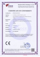 Certificates certificate from Langfang Topwell Furniture Co., Ltd.