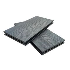 Composite Decking Mixed Color 3D Wood Pattern Decking Tiles WPC Decking Outdoor Engineered Flooring - Image 2