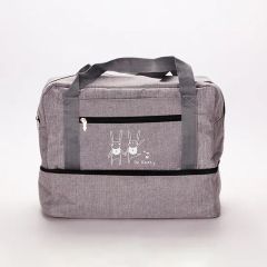 Woman and Men Sports Bag Large Capacity Travel Bags Gym Bags Color Black Trademark OEM Origin Ningbo Style Simplicity Closed Way - Ningbo Yingxin Crafts Co., Ltd.
