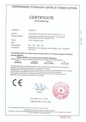 CE-FLOOR STANDING TOILET certificate from Guangdong Leen Sanitary Ware Technology Co., Ltd.