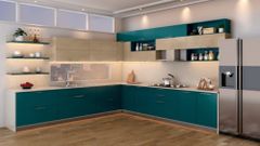 L shape Modular Kitchen Godrej Interior Warranty 10 Years Finish Matte & Gloss Brand GODREJ INTERIO Kitchen Shape L - Image 5
