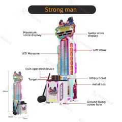 Coin Operated Games Kicking Hit Hammer Punch Gaming Amusement Arcade Boxing Game Machine - Image 3
