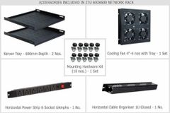 Network Server Racks Cabinets Mounting all Rack Depth all Rack Width all type Construction Sturdy Load Capacity 500 kg Rack Color Light - Image 6
