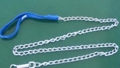 Dog Lead with Nylon Handle/PVC Handle Color Silver Condition New Trademark Haito Finish Polishing HS Code 73269010 Model NO. Link - Image 2