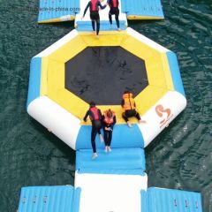 Bounce and Splash with Our Inflatable Water Trampoline 15.7FT * 15.7FT - GUANGZHOU BOUNCIA INFLATABLES LIMITED