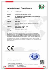 CE LVD POE SWITCH certificate from Shenzhen Longxing Industrial Co., Ltd.