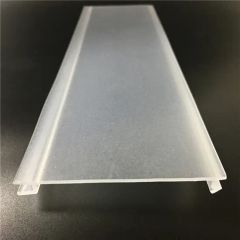 90mm Wide Frosted Plastic Lamp Cover Shape U Shape Model NO. LS161 HS Code 39162010 Specification 4ft length Certification CE, RoHS, ISO - Image 1