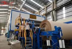 Automatic Waste Paper Pulp Forming Corrugated Paper Machine Production Line Kraft Paper Making Machine - Image 6