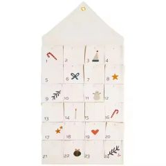 Wholesale Wall Hanging Advent Calendar with 24pocket Linen Christmas Decoration - Yiwu Youjing Import and Export Co., Ltd