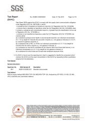 PIGMENT BLUE 153-SVHC-03 certificate of ORIEN CHEMICAL CO., LTD. – certificate photo, supplier certificates section