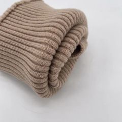 Custom Wool Cashmere Style Rib Knit Collar Fabric Origin China Yarn Count 48 S Trademark yinmei Technics Knitted Width 65 Cm*22 - Image 2
