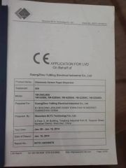 CERTIFICATE certificate from Guangzhou Yuming Electrical Industrial Co., Ltd
