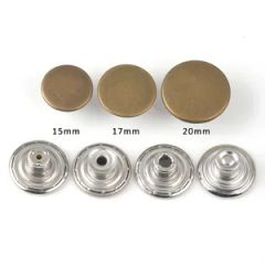 Classic Denim Buttons Shank Button Metal Button Element OL Stock Stock Style Simple Origin China Trademark zonesun HS Code 9606220000 - Image 3
