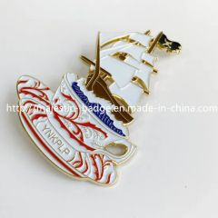 Customized Soft Enamel Sailboat Pin - Image 4