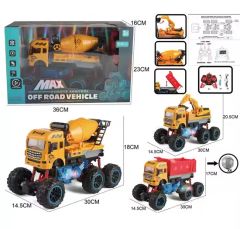 Engineering Inertial Model Climbing Remote Control Toy Car Origin China Function R/C Power Battery Size Miniature Net Weight - Image 2