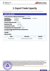 MIC certificate of Qingdao Sanzeo Machinery Manufacturing Co., Ltd – certificate photo, supplier certificates section