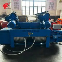 Economical Investment Robust Wire Rope Hoist Mechanism Industrial Facility Use Durable Build Quality Easy Maintenance Hc Type Wire Rope Electric Hoist - Image 5