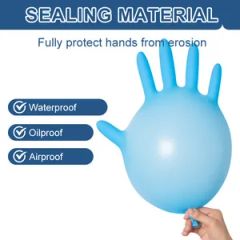 Lab Kitchen Clean Work Protection Food Service Tattoo Mix Nitrile Disposable Gloves - Image 5