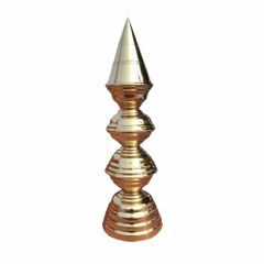 Brass Mandir Kalash For Temple Shape Round Usage Temple Capacity 5 ltr No. of Piece 1 Finish Plain - Image 1