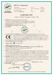 CE certificate from Dandong Flight Trading Co., Ltd.