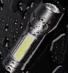 Waterproof Pocket LED Flashlight with Clip Rechargeable Flashlights for Emergencies, Camping with USB Rechargeable - Image 4