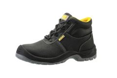 Embossed Genuine Leather PU Outsole Steel Toe Midsole Anti-Impact & Penetration Safety Shoe - Gaomi Luyuan Labour Co., Ltd.